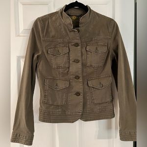 Women’s Lucky Brand Olive/Military Green Utility Jacket Size Small